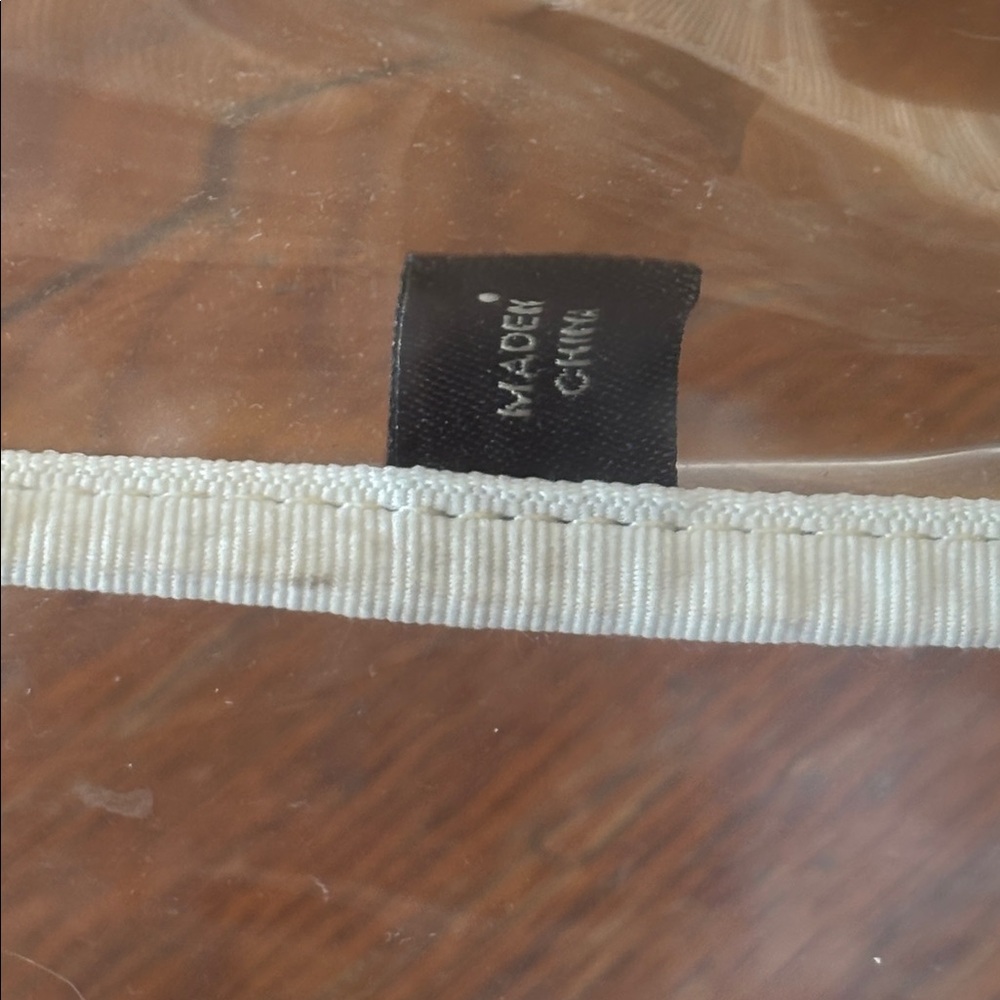 Coach Clear PVC Beach Tote with Blue Canvas Pouch RARE CHARM!!! VINTAGE - Picture 10 of 13